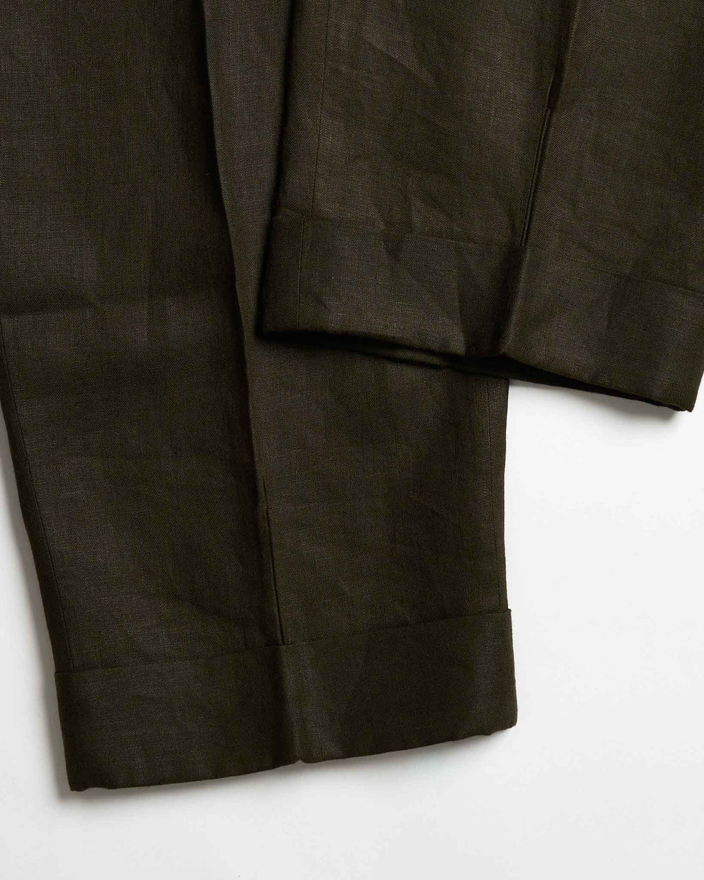 The Hugo Pleated Trousers in Heritage Irish Linen