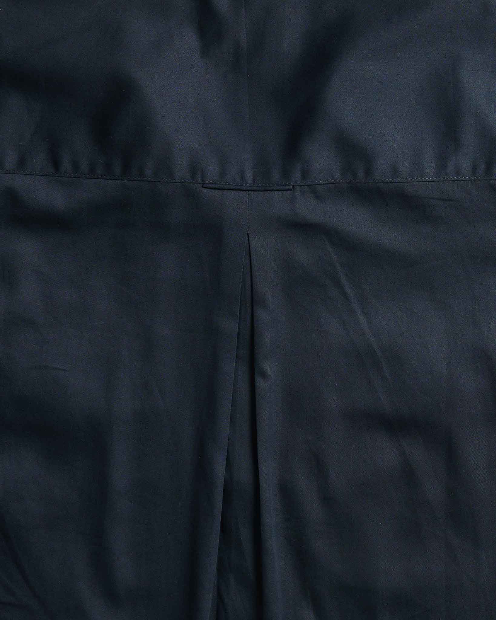 The Madilene Dress in Navy blue giza cotton