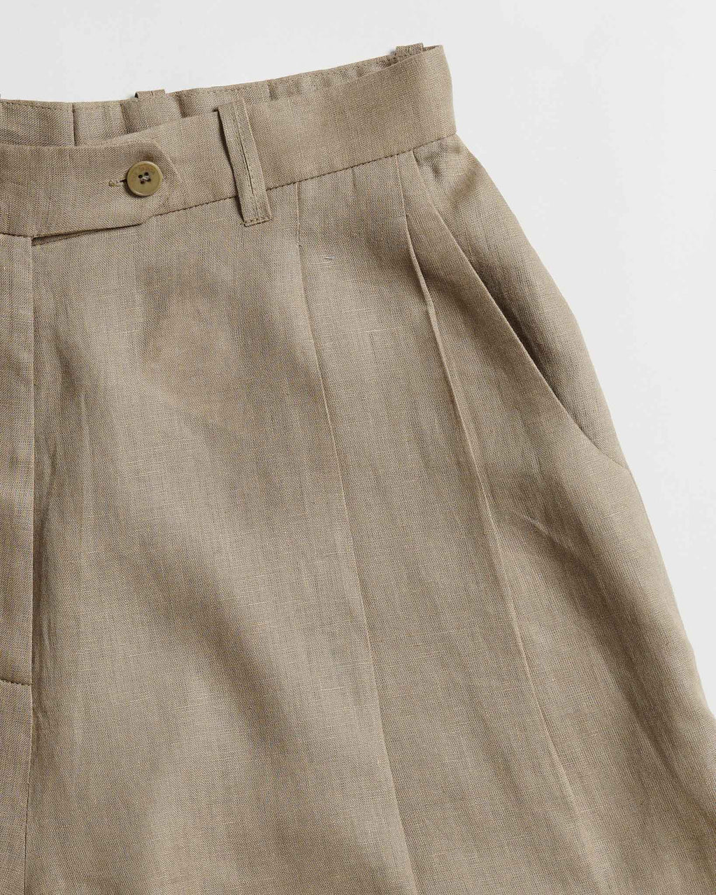 The Rivera Khaki Pants in Heritage Irish Linen