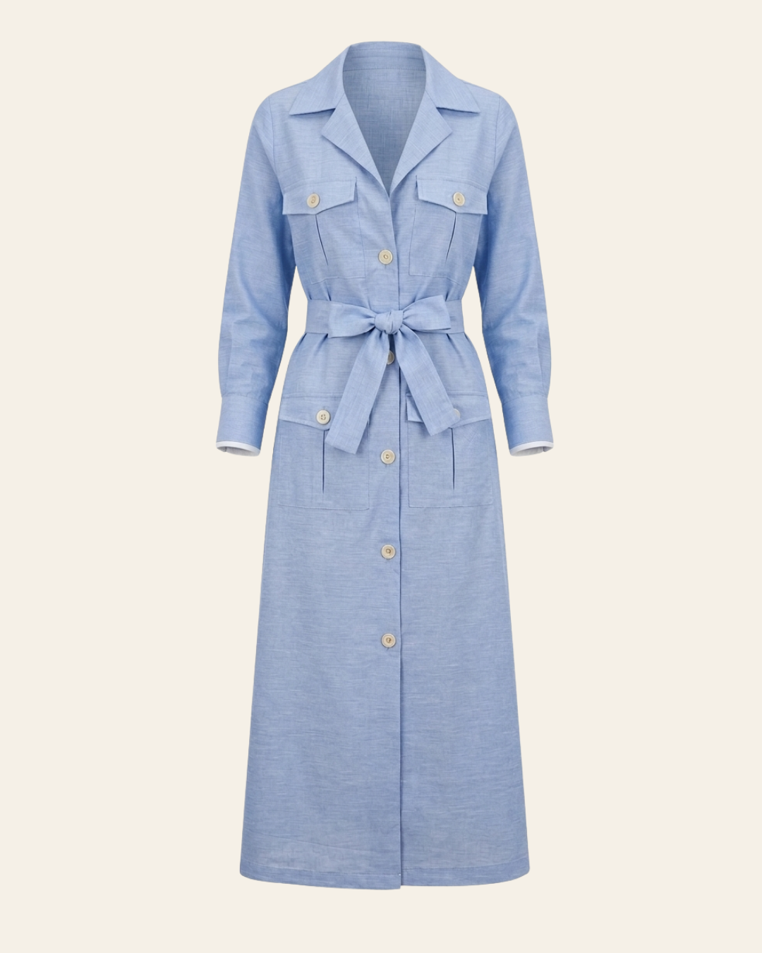 The Estate Shirt Dress in Premium Giza Cotton