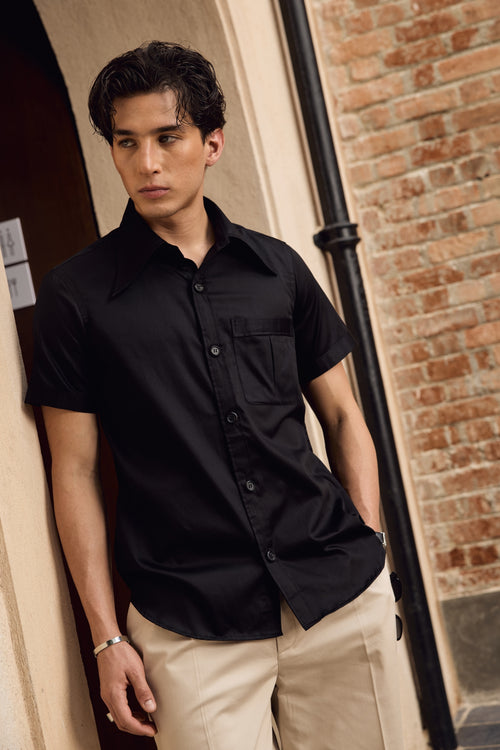 The Baxter Shirt in Black