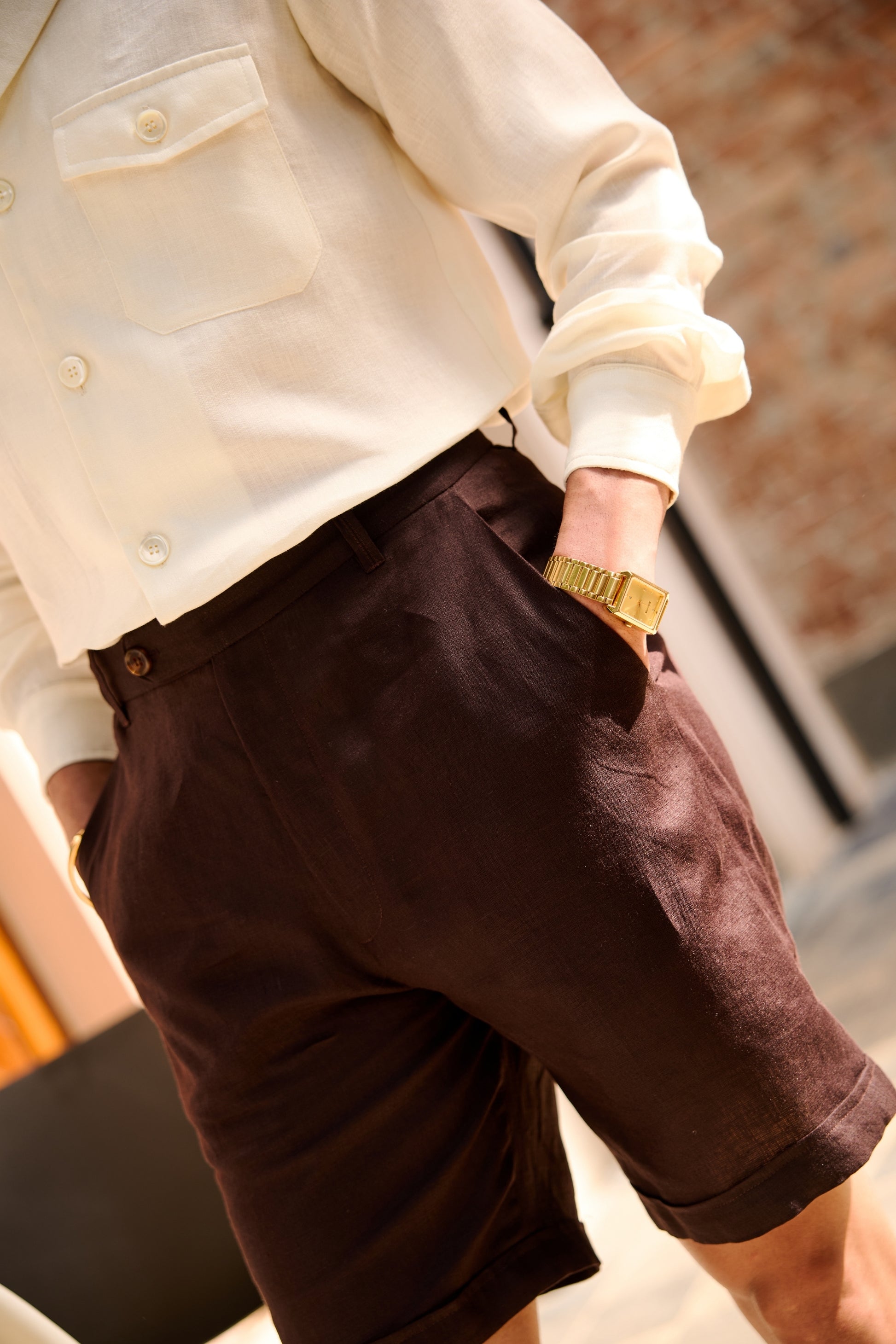 The Renan Linen Shorts