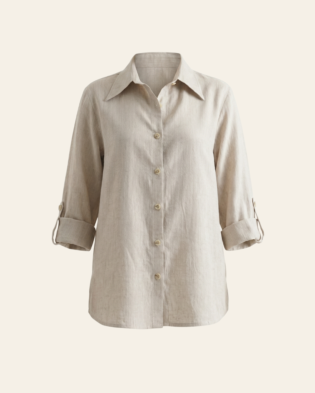 Crepe Finish Linen Shirt & Pant