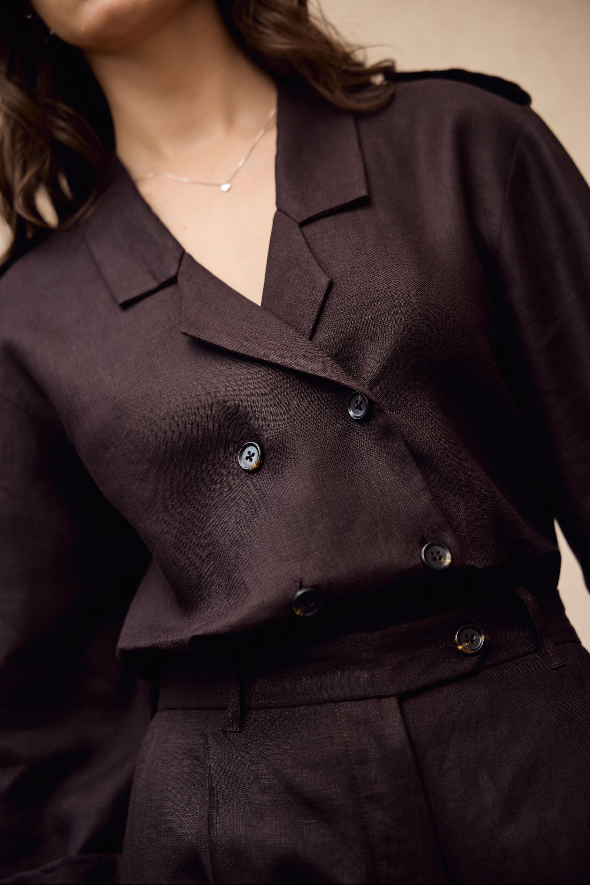 The Rivera Shirt in Brune