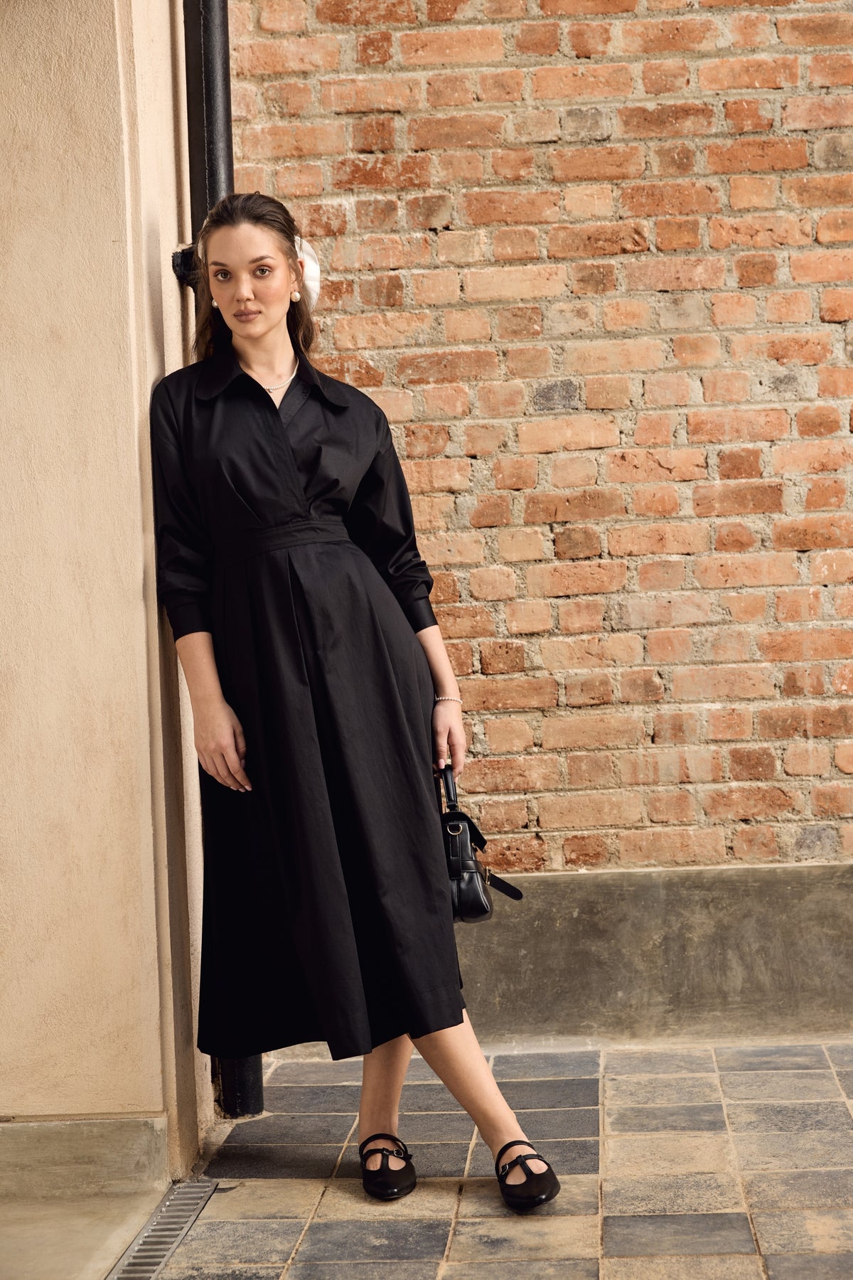 The Colette Dress in Premium giza cotton