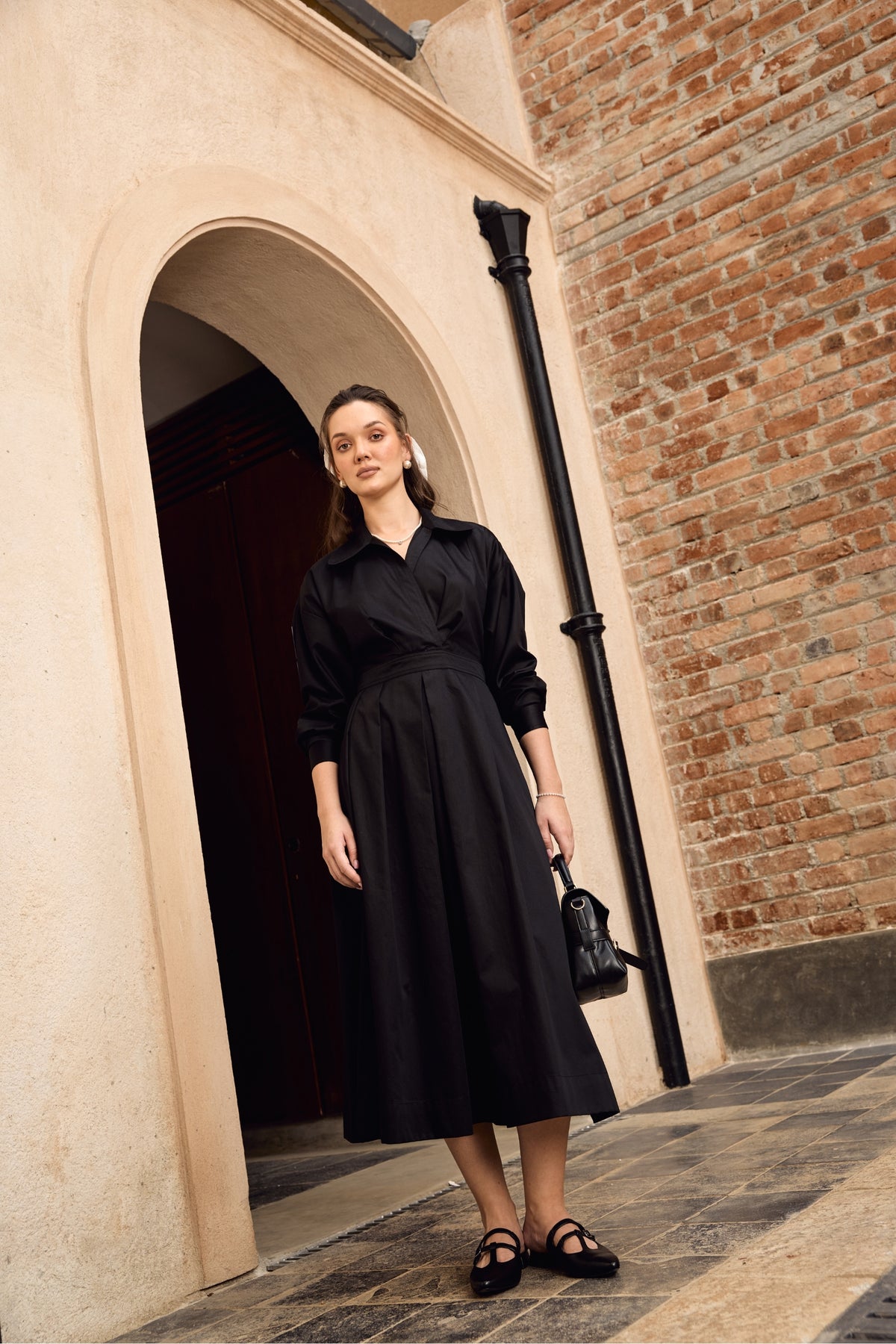 The Colette Dress in Premium giza cotton