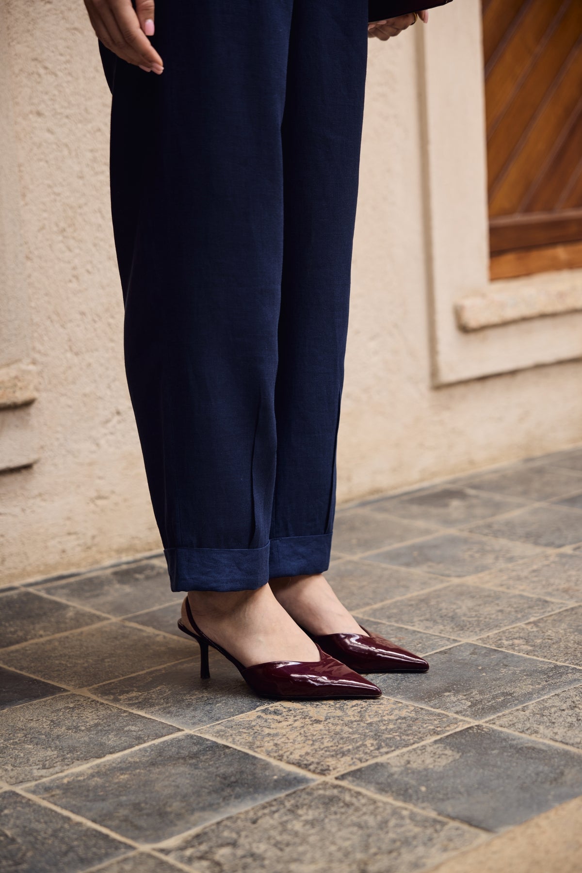 The Lune Pants in Heritage Irish Linen