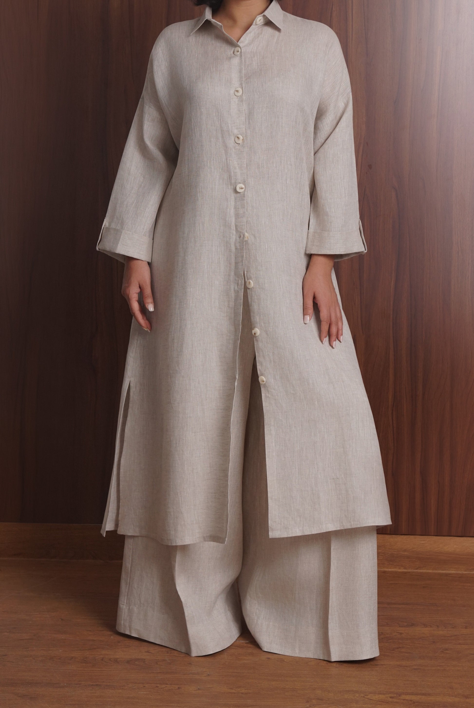 The Elin Shirt Dress in Heritage Irish Linen