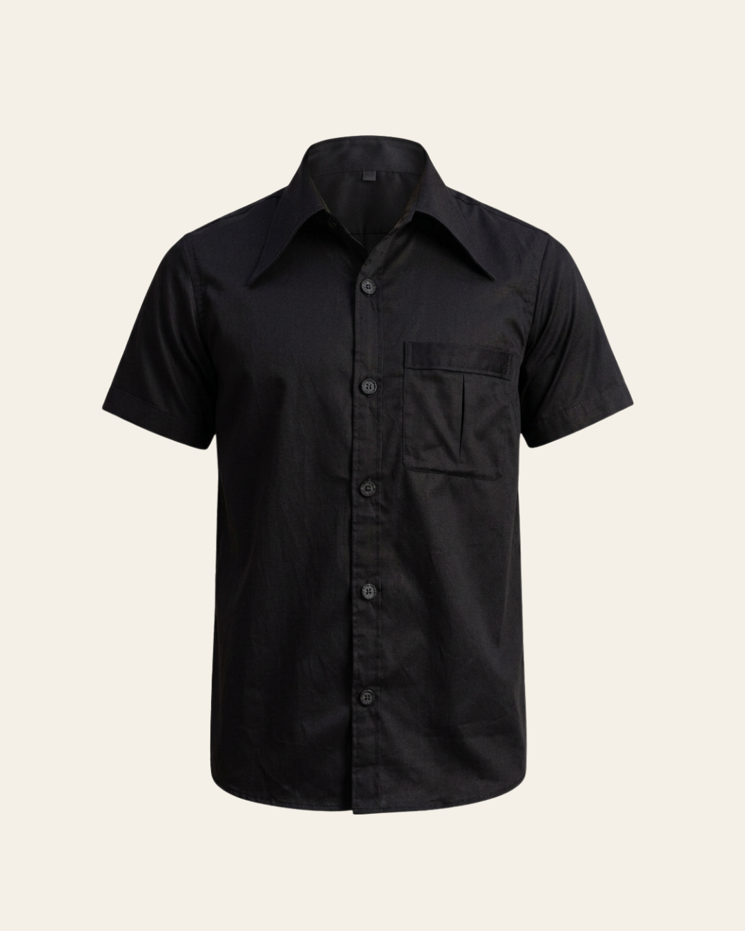 The Baxter Black Shirt in Premium Giza Cotton