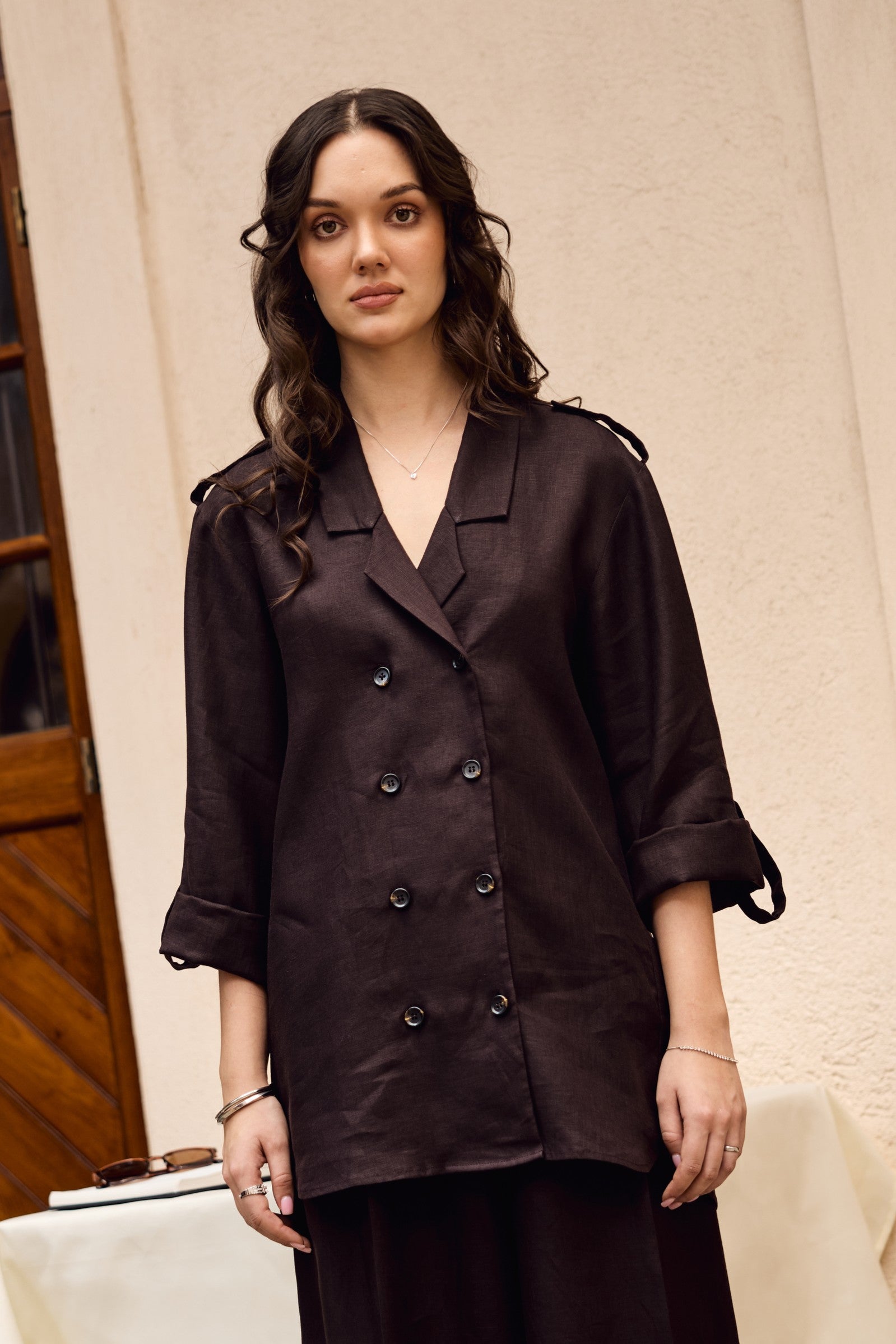 The Rivera Shirt in Brune